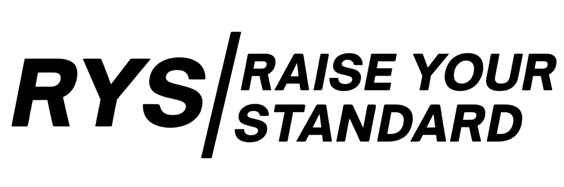 Raise Your Standard original wordmark